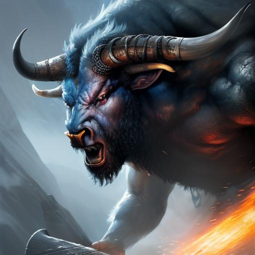 00024-2421391046-Close-up Portrait of Minotaur_Person, Fantasy, Frostpunk, Viking, Volumetric lighting, concept art, brush stroke style, artstati.png